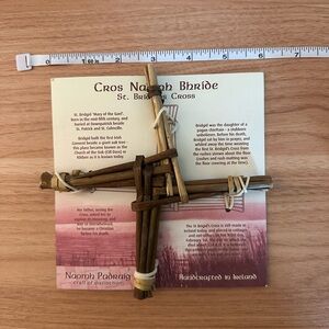 Biddy Murphy St Bridigs Cross 5.5”x5.5” Made in Ireland Protection Blessing